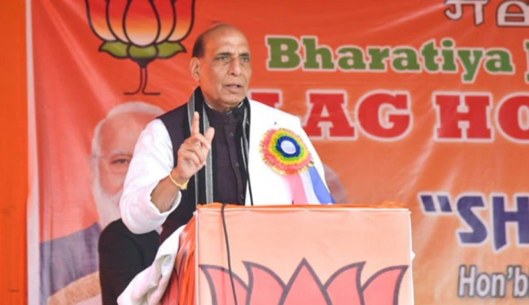 Road, rail and air connectivity in the region has improved during Modi govt, says Rajnath Singh in Manipur