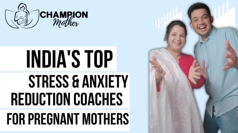 The only programme in India that addresses the main issue of stress and anxiety among pregnant mothers is Champion Mother.