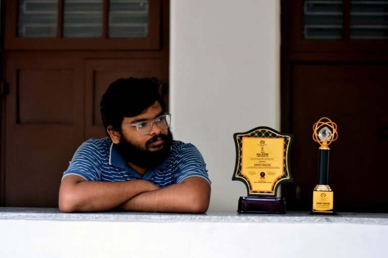 The Newest Edition of the Glaze Iconic Awards features Ankit Bagde as one of the top 10 Filmmaker & Producers or 2022
