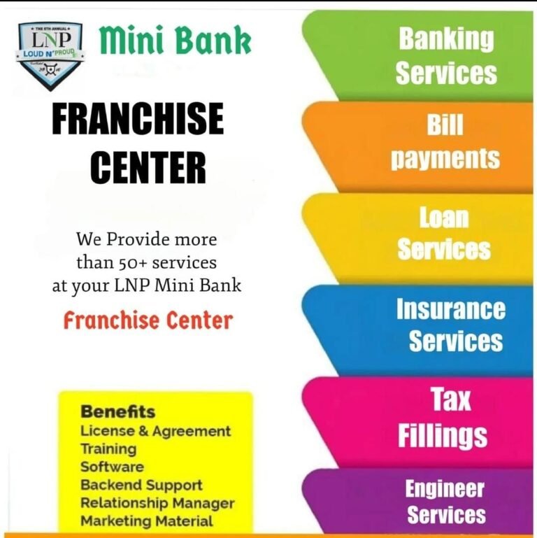 <em>Offering Franchises to Enrich Employment: LNP Mini Bank Providing Financial Services to You</em>