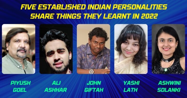 <strong>Five Established Indian Personalities Share Things They Learnt In 2022</strong>