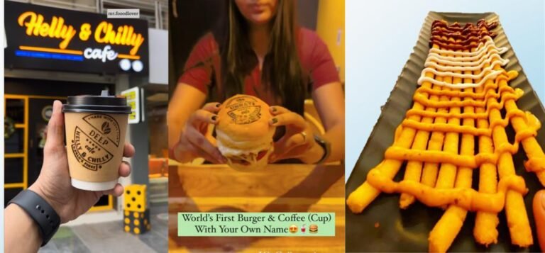 Helly & Chilly launched World’s first Burger and Coffee cup