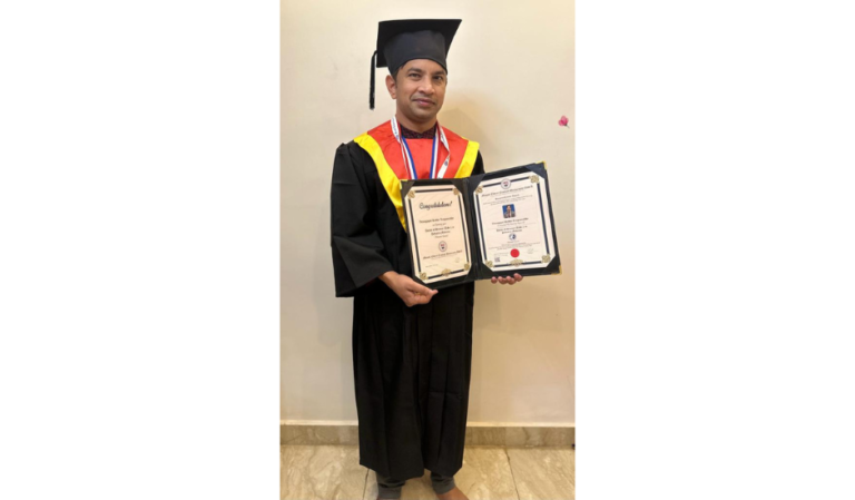 From Mount Elbert Central University, USA, Dr. I. Venugopal Reddy Receives Honorary Doctorate Degree.