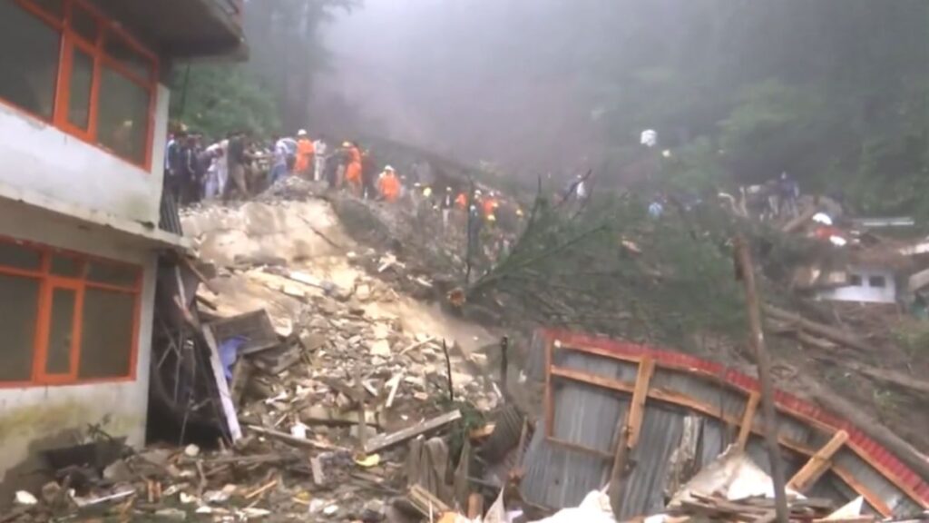 Devastating Rain-Triggered Landslides Leave Trail of Destruction in Himachal Pradesh