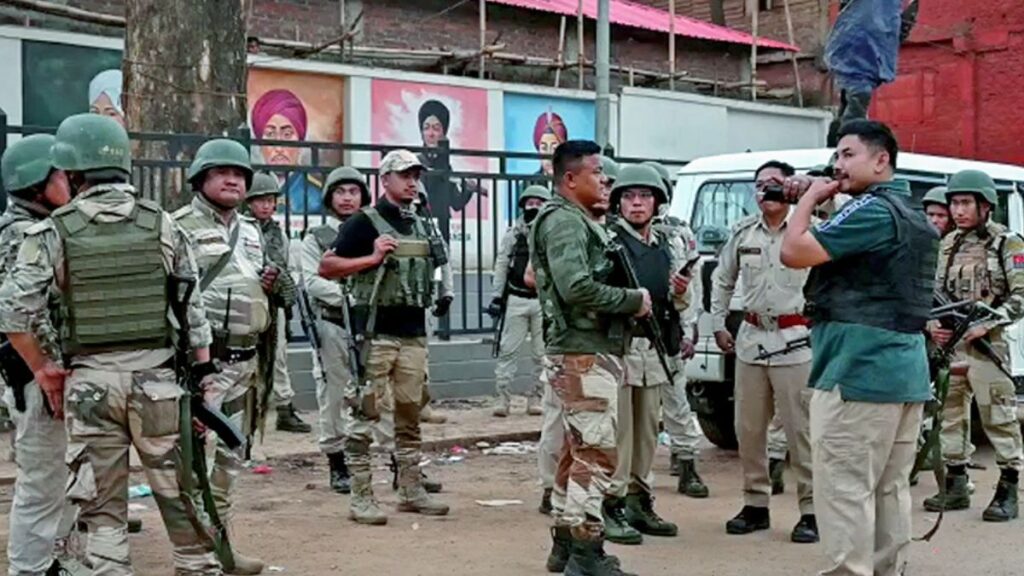 "Violence Erupts in Manipur as Protesters Clash with Police; Many Injured"