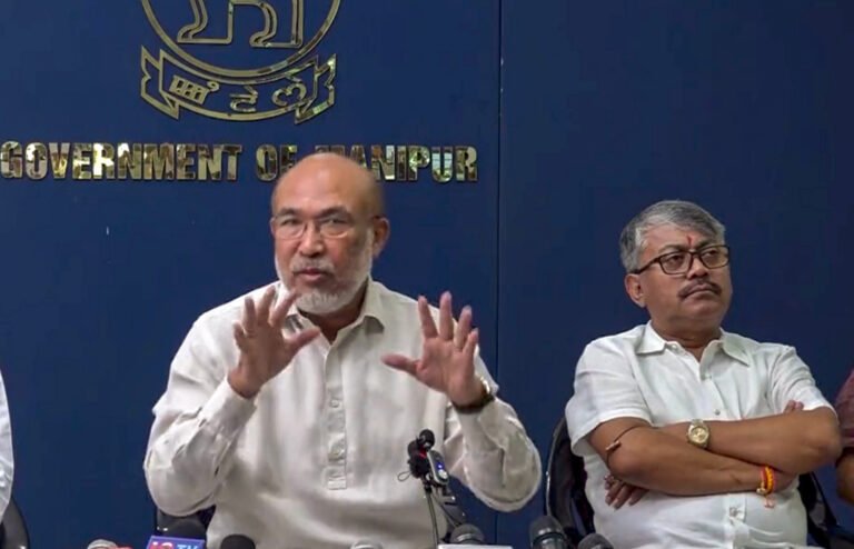 “Manipur’s Government Engages in Peace Talks with Imphal Valley Insurgent Group, Confirms CM N Biren Singh”