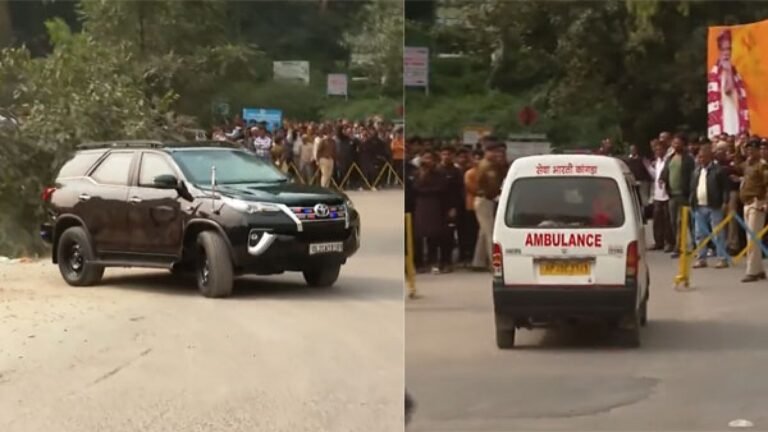 “PM Modi Halts Convoy, Clears Path for Ambulance During Varanasi Visit”