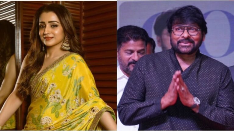 "Trisha Krishnan Makes a Telugu Cinema Comeback with Chiranjeevi's 'Vishwambhara' After Almost a Decade"