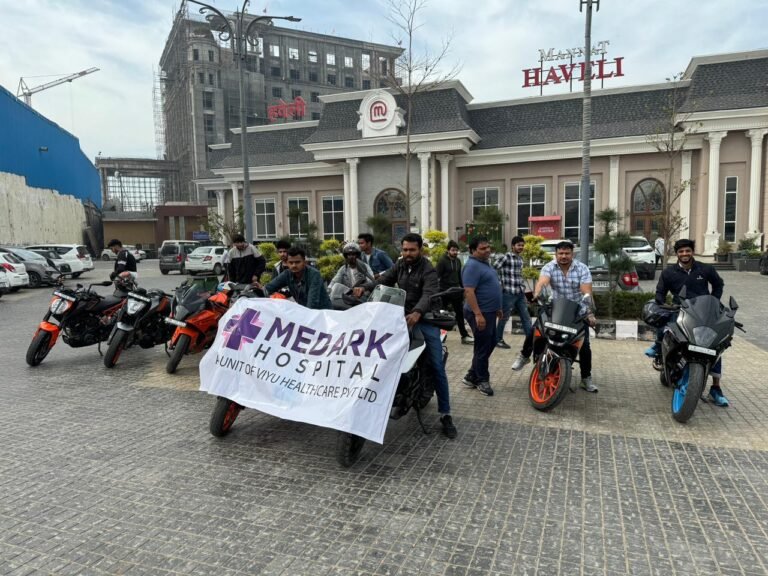 Revving for Safety: KTM Bike Rally Roars through Haryana’s Roads.