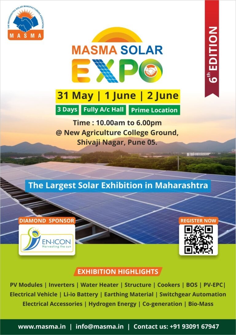 MASMA Expo: Maharashtra’s Premier Solar Showcase Returns for 6th Edition