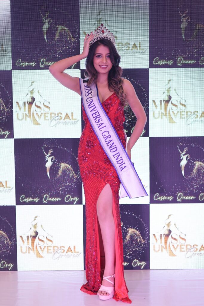 Sanskriti Tiwari Crowned Miss Universal Grand India 2024.