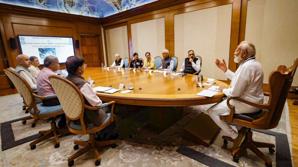 PM Modi Chairs Meeting on Heat Wave and Cyclone Remal Impact