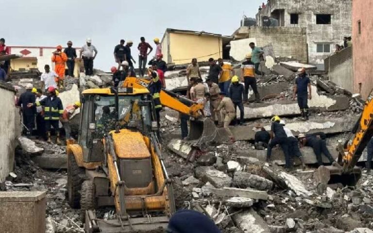 Six-Storey Building Collapses in Gujarat's Surat; Rescue Efforts Underway