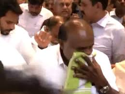 HD Kumaraswamy Hospitalized After Nosebleed During Media Briefing