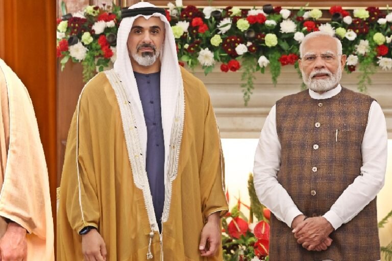 “UAE Crown Prince Upholds Unique Tradition with Rajghat Visit”