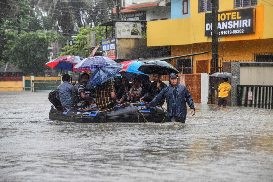 Monsoon Rains Trigger Deadly Floods in Assam, Kill Five as Northeast India Battles Inundation