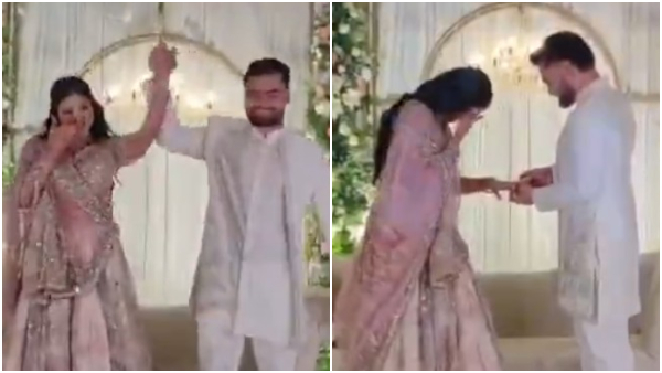 Priya Saroj Gets Emotional at Engagement to Cricketer Rinku Singh; Samajwadi Party Leaders Attend Ceremony