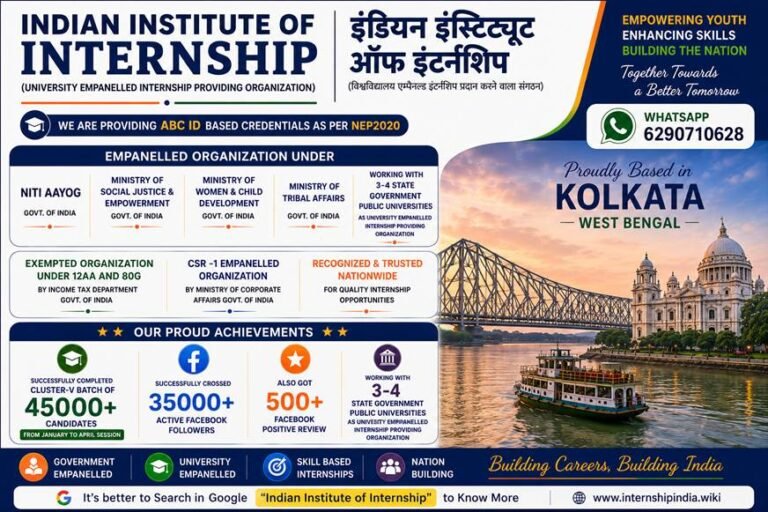 Indian Institute of Internship Announces Summer Industrial Training & Internship 2026